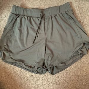 Light Green Running shorts